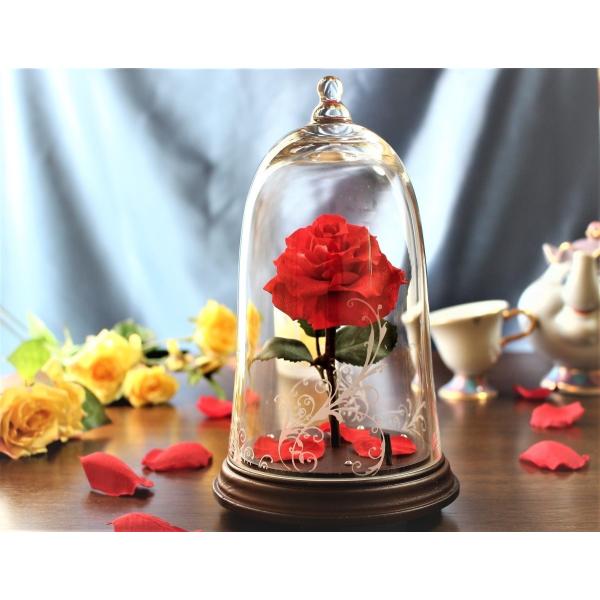 売れ筋がひ贈り物 ガラスの中の魔法の光る薔薇 美女と野獣 プロポーズ 誕生日 記念日 結婚祝い 母の日 女性に贈るプレゼント プリザーブドフラワー Ledでお花が光る 花 Indonesiadevelopmentforum Com