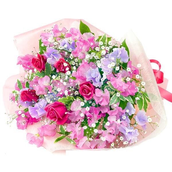１月のおすすめ -511098（スイートピーの花束）花キューピット商品