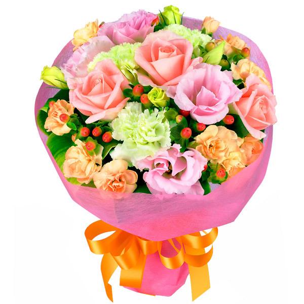 スプリングギフト バラとトルコキキョウのブーケ 花キューピット商品 S フローリスト花銀 Yahoo 店 通販 Yahoo ショッピング