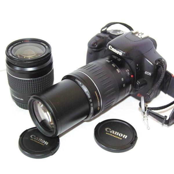 Canon デジタル一眼レフカメラ EOS Kiss X2 ダブルズームキット KISSX2-WKIT