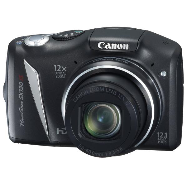 Canon デジタルカメラ Powershot SX130IS ブラック PSSX130IS(BK) 1210万画素 光学12倍 光学28mm 3.0
