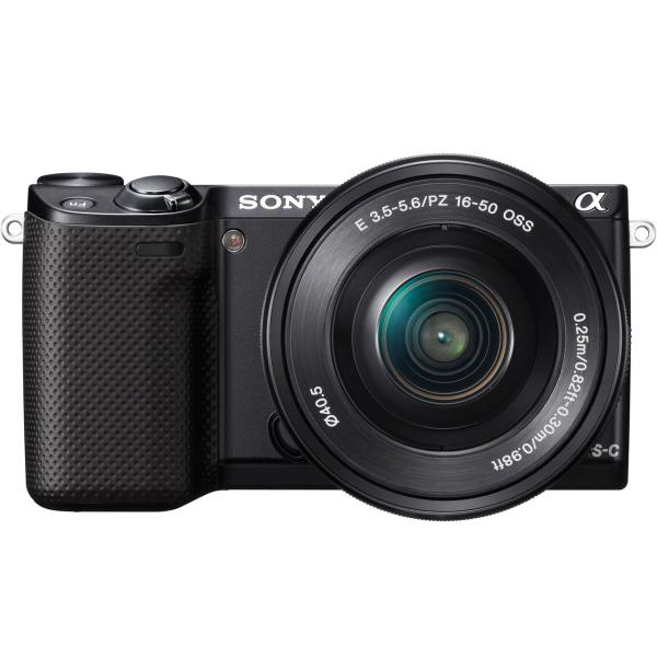 SONY ミラーレス一眼 α NEX-5R パワーズームレンズキット E PZ 16-50mm F3.5-5.6 OSS付属 ブラック NEX-5RL