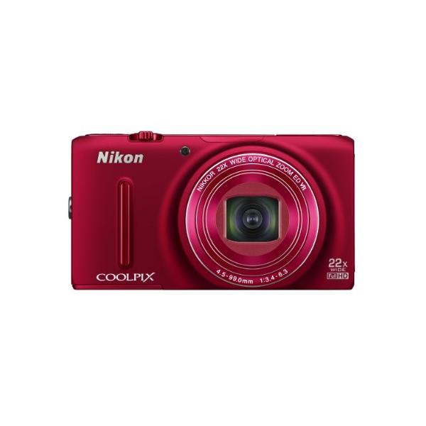 Nikon デジタルカメラ COOLPIX S9500 光学22倍ズーム Wi-Fi対応 ヴェルヴェットレッド S9500RD