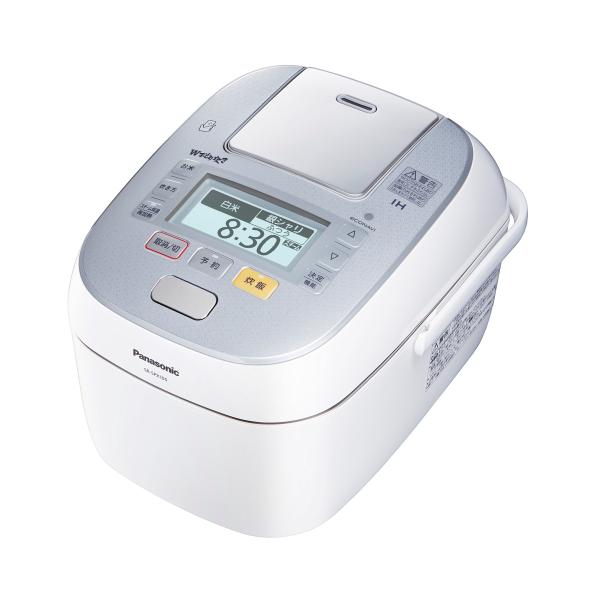 パナソニック Wおどり炊き 5.5合 圧力IH式炊飯器 スノークリスタルホワイト 