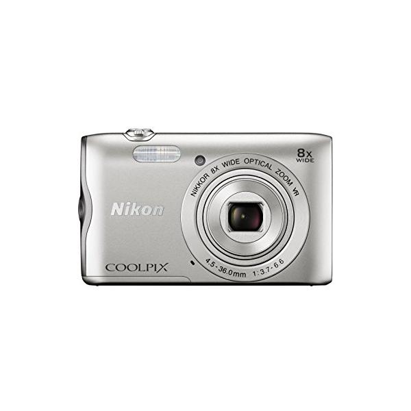 Nikon デジタルカメラ COOLPIX A300 光学8倍ズーム 2005万画素 シルバー A300SL