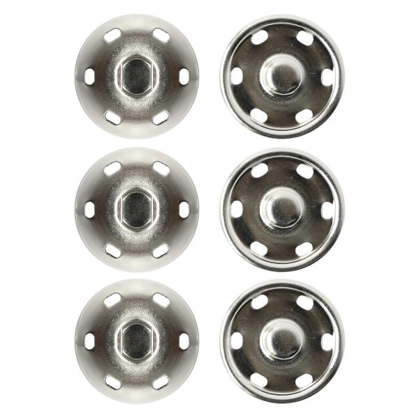 日本紐釦貿易(Nippon Chuko) ビッグスナップ シルバー25mm 3組 ISZ-25-S 手芸用品 ボタン・フック スナップ