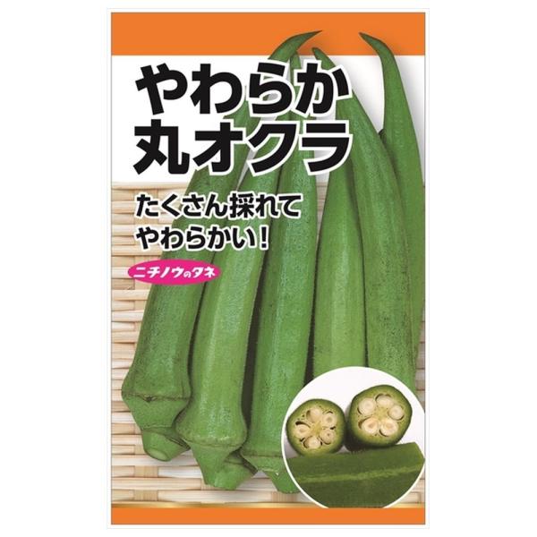 オクラ やわらか丸オクラ 種・小袋 （8ml） 固定種 爆買いweek : 苗木 