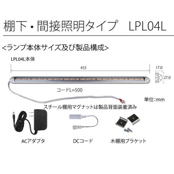 植物育成LED LPLシリーズLPL04L 植物栽培ライト （電球+AC電源
