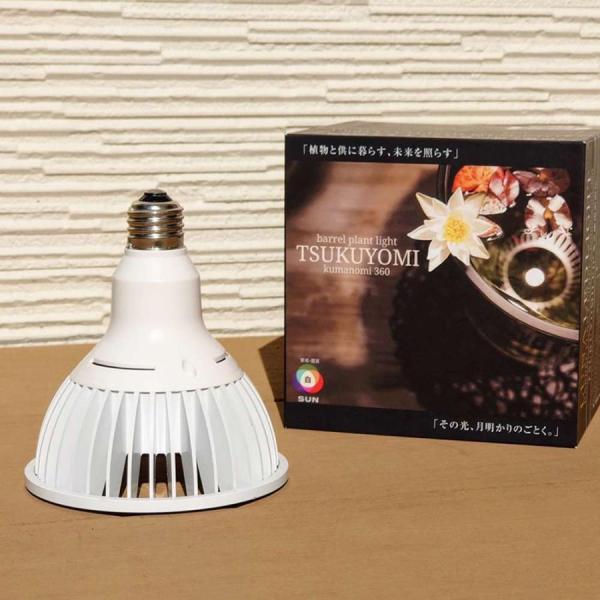 【美品】2個セット　TSUKUYOMI LED ⭐︎ 植物育成ライト 太陽光LEDLight TSUKUYOMI LED 20W 植物育成LED ホワイトボディ : 植物