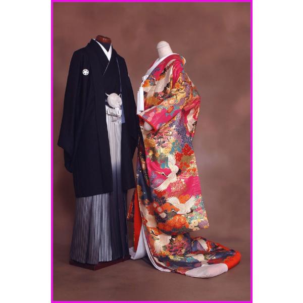 打掛　色打掛　正絹　西陣織 お値下げ中♩色打ち掛け 色打掛正絹西陣織