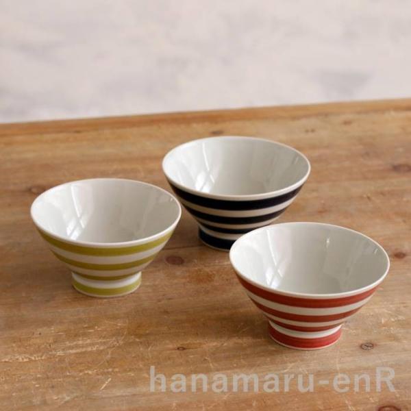 波佐見焼 茶碗 くらわんか碗 和山窯 太駒 ボーダー お茶碗 茶わん 和食器 日本製 はさみやき はさみ焼き 広東碗 波佐見焼 北欧雑貨のハナマル 通販 Yahoo ショッピング