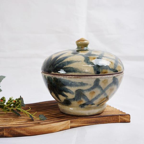 やちむん 食器 蓋物 5寸ラタフー b 容器 ふたもの 菅原工房 焼き物