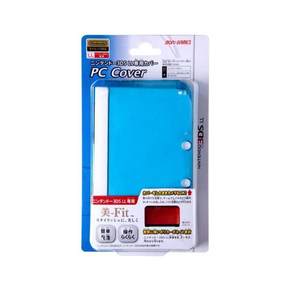 他サイト： ニンテンドー3DS LL専用 PC カバー クリアブルーの商品画像