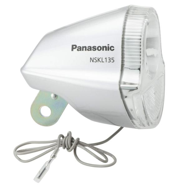 他サイト： パナソニック(Panasonic) LEDハブダイナモ専用ライト 足も灯 自転車 シルバー W6の商品画像