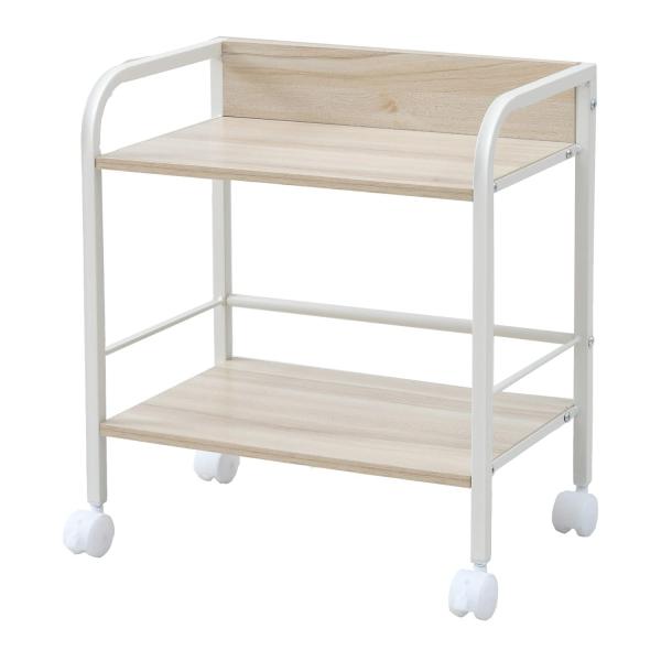 他サイト： [山善] ラック キャスター付き 2段 カラーボックス用収納ボックス対応 ロボットの商品画像