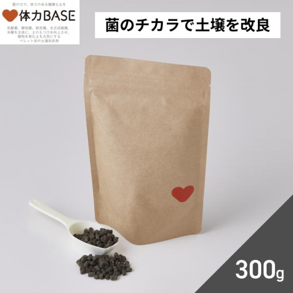 体力ベース 300g 土壌改良剤 【メール便送料無料】 体力BASE 計量スプーン付き