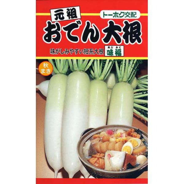 野菜の種 おでん青首大根 優良配送のクリップポストで１０袋まで送料１５０円