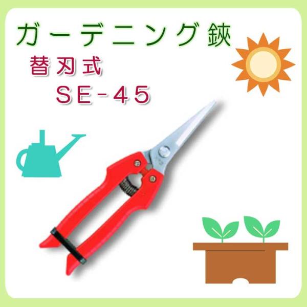 ⬛︎アキラ⬛︎フラワーデザイン鋏4セット アルス ガーデニング鋏 替刃式 SE-45 ガーデニング 園芸 はさみ 鋏