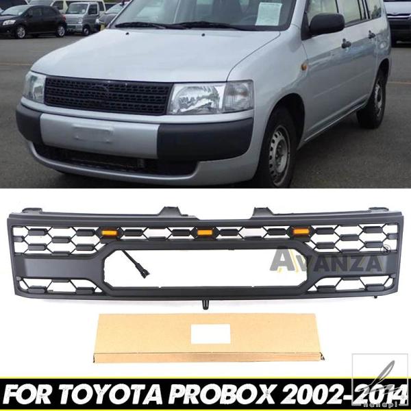 並行輸入品】フロントグリルライト付きトヨタ プロボックス 2002