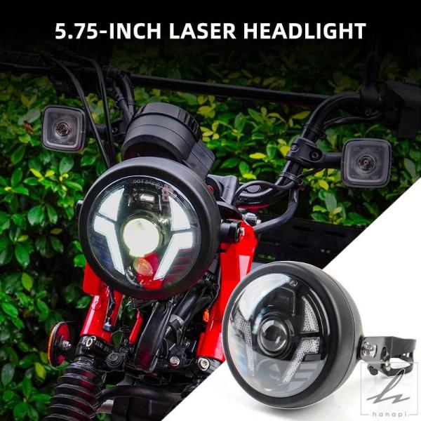 ハンターカブ CT125 LED ヘッドライトランプ ホワイトDRL Motikvans For ハンターカブ CT125 LED ヘッドライトランプ