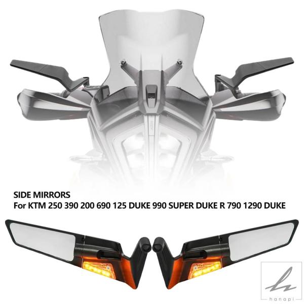 KTM DUKE RC 125 200 250 390 専用バーエンドミラー KTM DUKE RC 125 200 250 390 専用バーエンドミラー KTM DUKE RC
