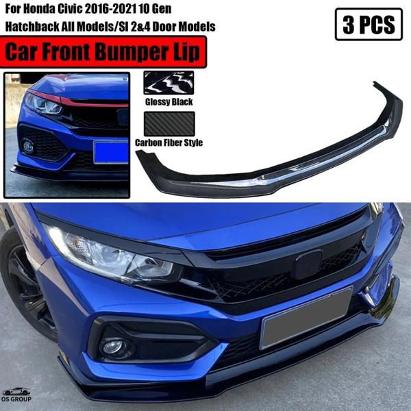 並行輸入品】 3P GR フロント バンパー リップ スポイラー 2016年-2021