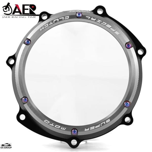 並行輸入品 CNC エンジン レーシング クリア クラッチ カバー ヤマハ