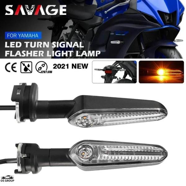 並行輸入品 LED ウィンカー ヤマハ MT07 テネレ 700 XJ6 FZ6 MT09 トレーサー 900 MT10 MT03 FZ25 バイク Flashing Directional フラッシュ カスタム パーツ