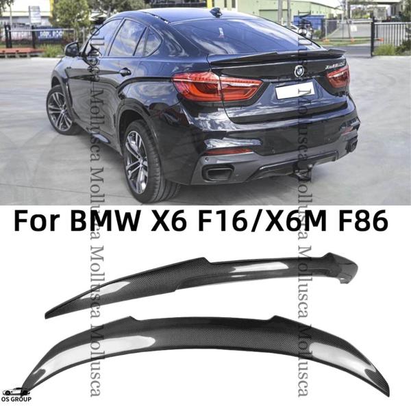 並行輸入品 BMW X6 F16X6M F86 PSM カーボン リア スポイラー トランク ウィング 2014年-2019年 カスタム パーツ