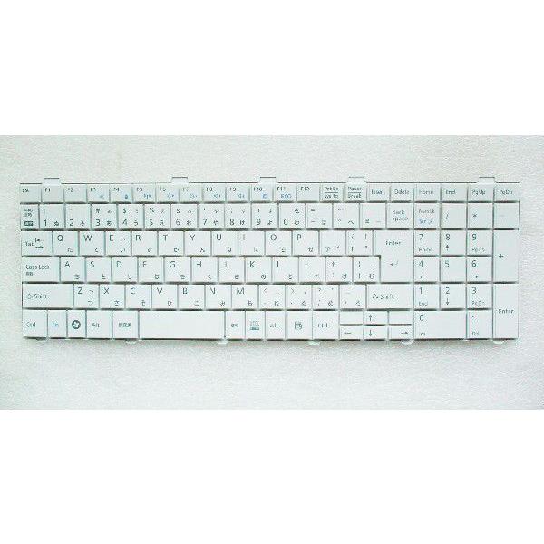 富士通 FMV ノートパソコンキーボード MP-09R70J0-D853 白 中古