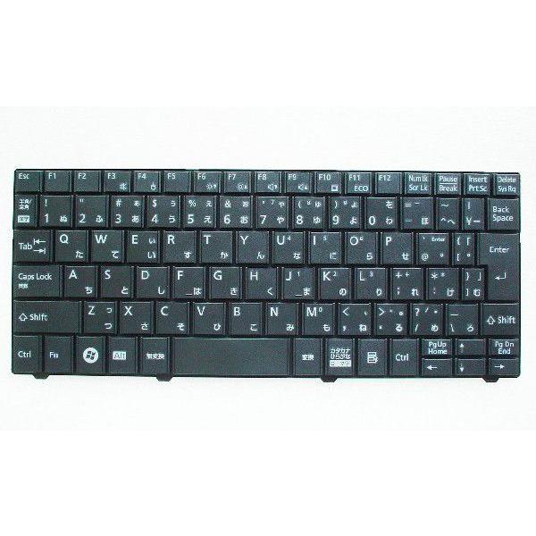キーボード：新品富士通FMVP50CL等用(CP512370-01,AEJR8J00010,黒)国内発送