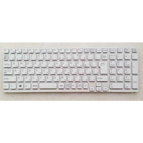 VAIO E 純正 新品 SONY SVE15123CJW 等用 日本語キーボード 白