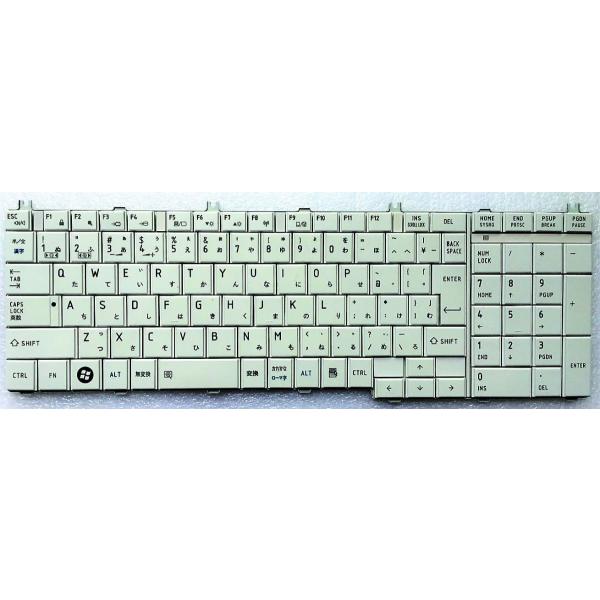 キーボード:新品東芝 BX/EX/TX等用(MP-09M80J06920,白,AEBL6J00110-JP)国内発送