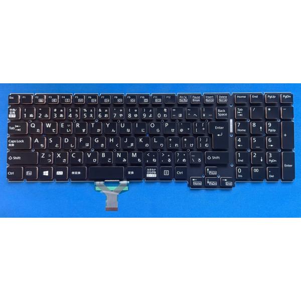純正新品 富士通 FMV LIFEBOOK AH53/B3 AH52/C2等用 バックライト付きキーボード CP742932-03 ブライトブラック
