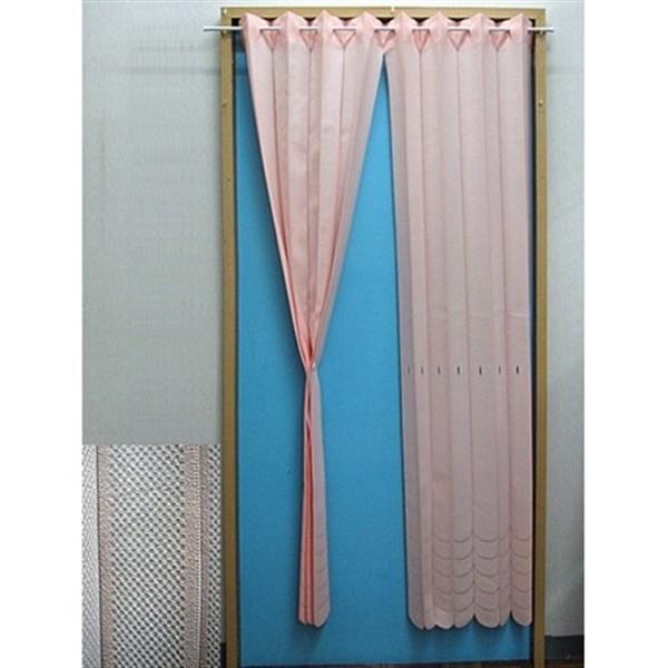 丈調整自由 新作アイテム毎日更新 アコーディオンのれん プリズム ピンク