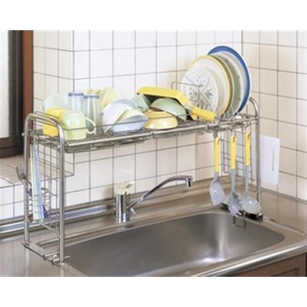 ステンレスシンク上部収納ラック テレビで話題