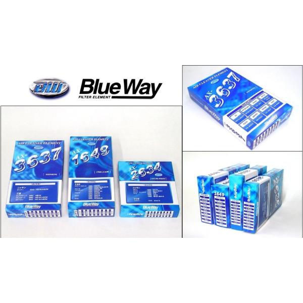 BlueWay エアフィルター 【スバル サンバートラック TT2 EN07 02.9-05.11 】 品番：AX-8614