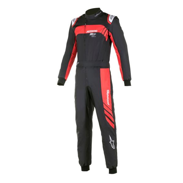 alpinestars(アルパインスターズ)　KMX-9 V3 GRAPHIC3 KART SUIT BLACK RED サイズ：48  品番：3356424-13-48