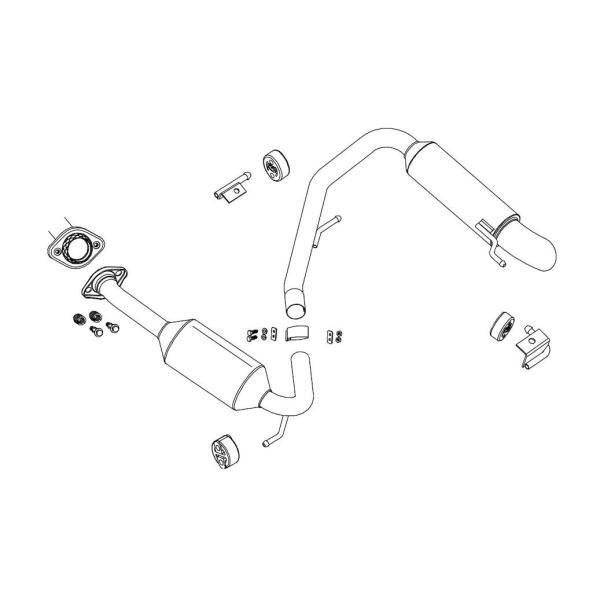 FUJITSUBO(フジツボ) マフラー A-R スズキ ジムニー シエラ 3BA-JB74W 2018/07- 品番：540-81963