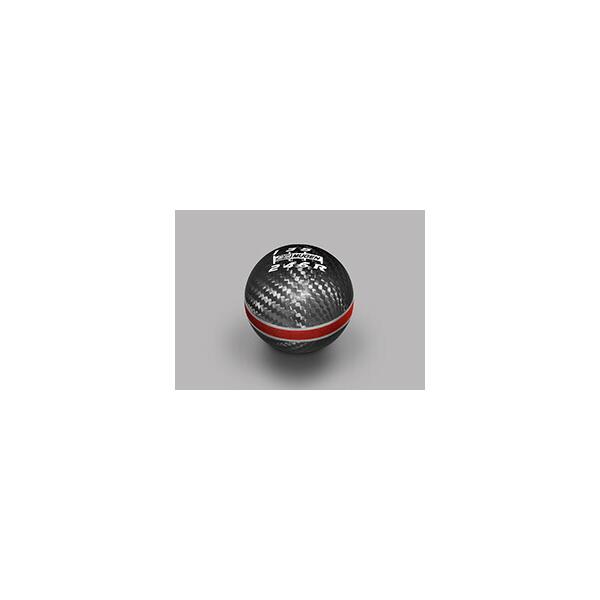 MUGEN(無限) カーボンシフトノブ レッド シビック FL1 24/09- 品番：54102-XLT-K2S0-RD