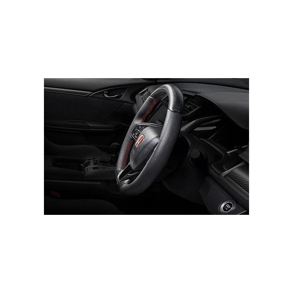 無限 MUGEN(無限) スポーツステアリングホイール レッド シビック FK8