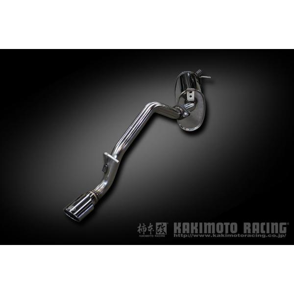 柿本 改 マフラー KRnoble Ellisse ブラックダイヤ スバル シフォンカスタム DBA-LA610F 16/12-19/7 品番：D52322C