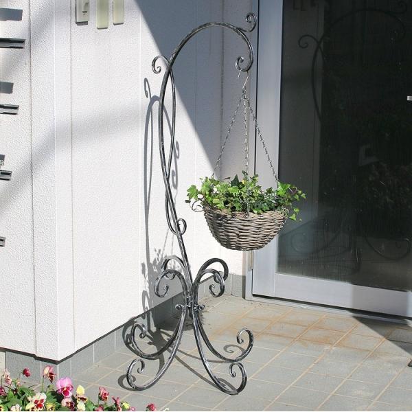 花台 高さ125cm アイアン ハンギングスタンド フラワースタンド ガーデニング 札幌市東区 新道東店 hanaururu_siz-stand-akh16-130
