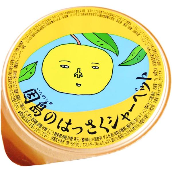 【ケース販売】【60個セット】尾道市農業協同組合 因島のはっさくシャーベット 75g 1個 (4525126040618-60)