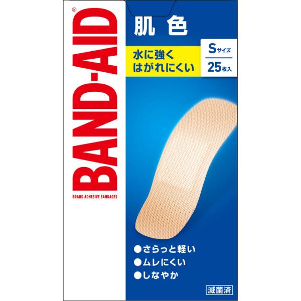 他サイト： バンドエイドＳサイズ 肌色 25枚入(4901730230124)【定形外郵便発送】の商品画像