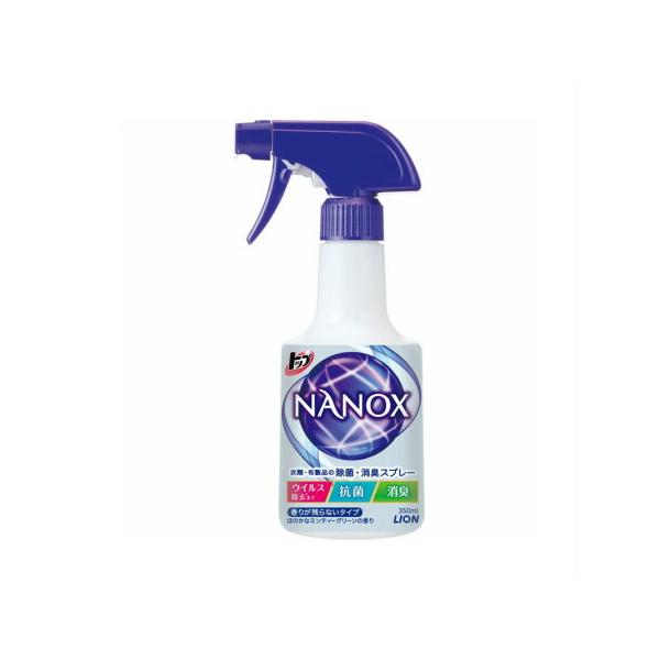 他サイト： ライオン トップ ＮＡＮＯＸ（ナノックス） 除菌・消臭スプレー 350mL(4903301292074)の商品画像