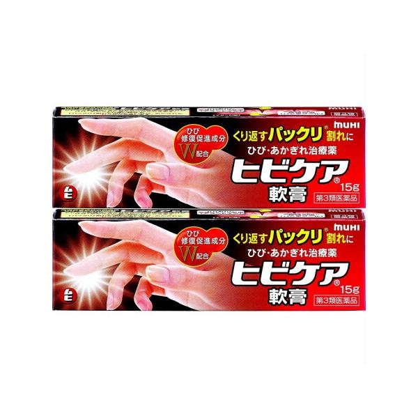 【第3類医薬品】【2個セット】 ヒビケア軟膏a 15g  (4987426002060-2)【メール便発送】