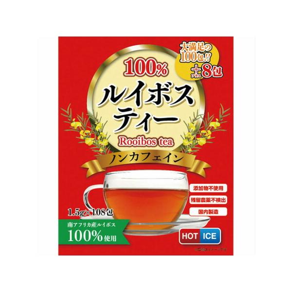 【2個セット】タモン 100％ルイボスティー 1.5g × 108包 (4987656120350-2)