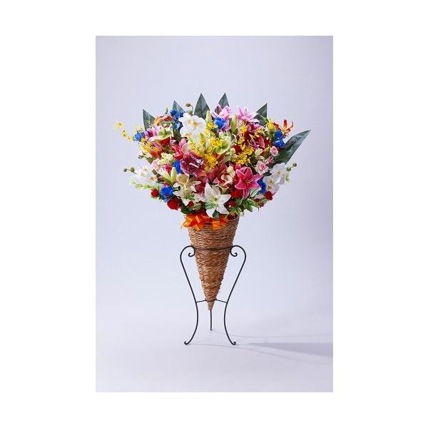 通販 サイト お祝い 造花 スタンド付きアレンジメント 送料無料 円 Zoss056 造花ギフト 花屋町田商店 廃番特価 Cosmofilms Com