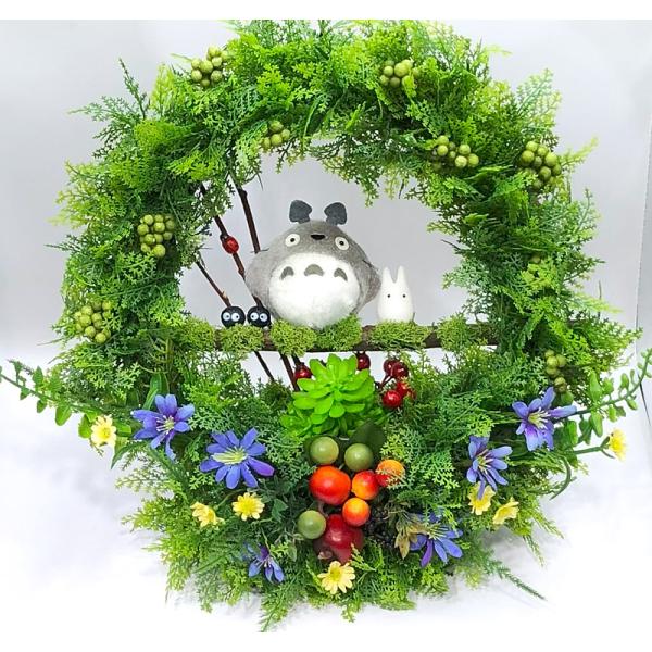 母の日ジブリ トトロ 花 アレンジ プレゼント部屋飾り 親子仲良しリース 止まり木 Buyee 日本代购平台 产品购物网站大全 Buyee一站式代购 Bot Online